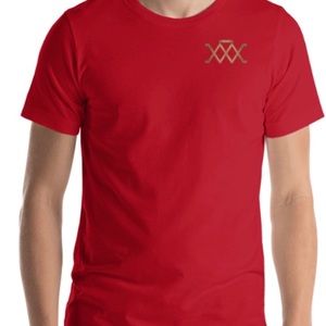 Millionaire Ways Red/Gold Casual Wear